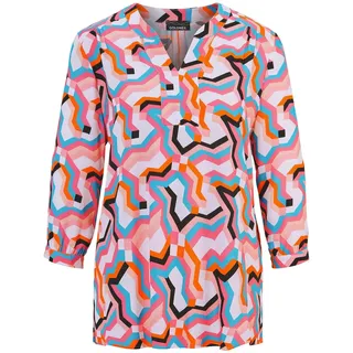 GOLDNER Tunika "Mit Allover-Print in Tunikaform, 3/4-Ärmeln" keine/nicht relevant, weiß, gemustert