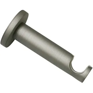Gardinia Träger 1-Lauf offen für Ø 19 mm Silber 9 cm, Metall 32459