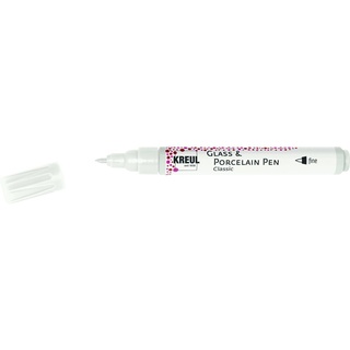 Kreul Glass & Porcelain Pen Classic fine weiß
