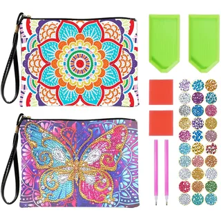 CareHabi Diamond Painting Kosmetiktasche 2 Stück