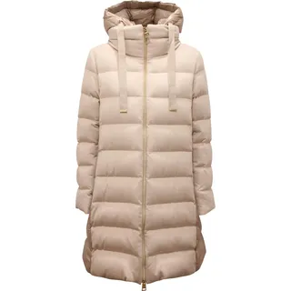 N2222 Piumino Donna Herno Frau Seide/Kaschmir Jacke - Beige