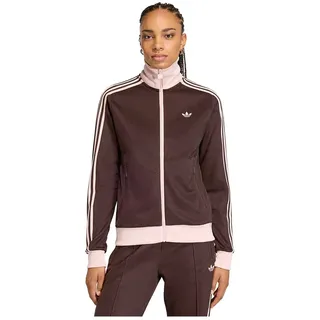 adidas Reißverschlusspullover Sweatshirt Aurora Coffee/Sandy Pink L