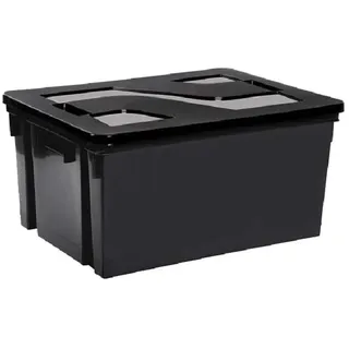 Sporti France Aufbewahrungsbox Mit Deckel 50l - Black - One Size