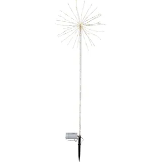 EGLO LED Dekoration mit Erdspieß Firework Outdoor, Gartendeko für draußen, Deko Garten, Stahl, Kunststoff in schwarz, warmweiß, IP44