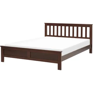 Beliani Mayenne 140 x 200 cm Dunkelbraun
