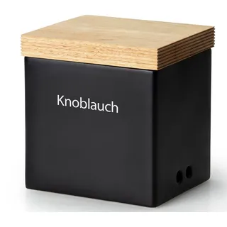 Continenta Vorratsdose rechteckig schwarz 14 x 12 x 15,5 cm