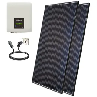 Balkonkraftwerk 700 W | Photovoltaikanlage | Blechdach
