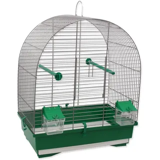 Klec Bird Jewel KS8 40x25,5x47,5cm šedá a zelená - Grau