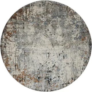 Dieter Knoll Webteppich , Grau, Multicolor , Textil, Naturmaterialien , Abstraktes , rechteckig , Oeko-Tex® Standard 100 , Teppiche und Böden, Teppiche, Webteppiche