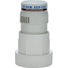 Studor 20346 Redi-Vent Lufteinlassventil mit PVC-Adapter, weiß, 1/4 Pint (118,3 ml)