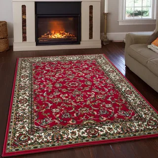 OTTO home Ezzo Kurzflorteppich 200 x 300 cm Rot