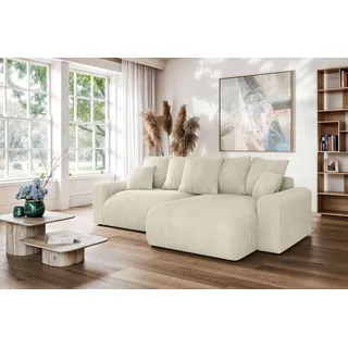 Home Affaire Eckcouch Polyester 2-Sitzer Beige