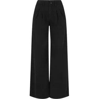 URBAN CLASSICS Organic Pleated Hosen Schwarz 30