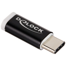 Bild Adapter USB-C 2.0 [Stecker]/USB-A 2.0 [Buchse], schwarz (65678)