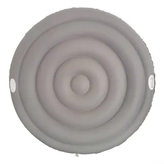 Aufblasbare Spa-Pool-Abdeckung für runde Whirlpools, PVC-UV-beständiger isolierender Deckel zum Speichern der Wärme, wasserdichte Schmutzbarriere für den Außenbereich, leicht zu reinigen, faltbar (165