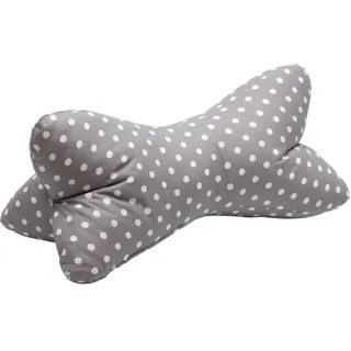 herbalind Leseknochen 40 x 18 cm Grau