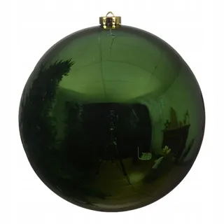 Kaemingk Christmas Decorations PERAGA Weihnachtskugel Kunststoff 20cm Piniengrün