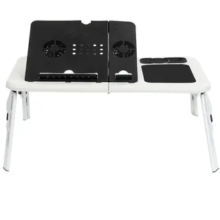 tempo di saldi Notebook-Tisch, zusammenklappbar, mit Lüftern