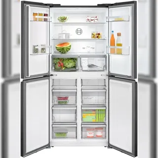 Bosch KMC85LBEA French Door (547 l, 1900 mm hoch, Schwarz)