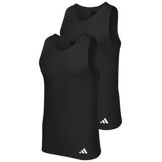 adidas Tanktop Active Flex Cotton Ergonomic in Black | Gr.: XXL