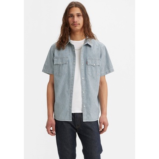 Levi's® Jeanshemd »SS RELAXED FIT WESTERN«, blau