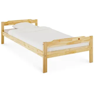 Idimex Jugendbett Moritz 90 x 200 cm Kiefer massiv lackiert beige