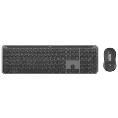 Logitech Signature Slim Combo MK950 for Business - Tastatur & Maus Set - Nordisch - Grau