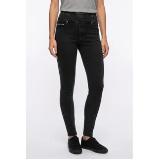Shapingleggings FREDDY "NOW SKINNY YOGA", Damen, Gr. L (40), N-Gr, schwarz, Web, Obermaterial: 84% Baumwolle, 16% Elasthan, figurbetont lang, Hosen Shapingleggings, mit Lifting & Shaping Effekt und Umschlagbund