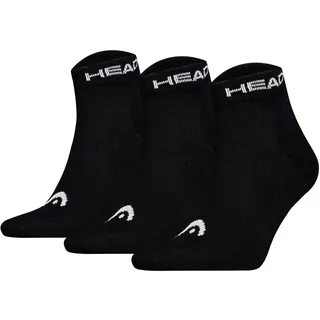 Head Socken Elements All Sport Quarter 3er Pack Schwarz 39-42