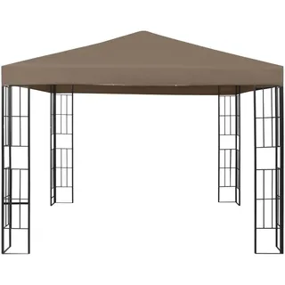 vidaXL Pavillon 3x3 m Taupe - Taupe