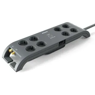 Überspannungsschutz Philips SPN5185A/58, schwarz, 2m - Schwarz