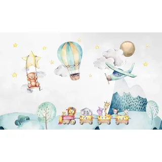 Abdeckung Magnetmatte Heizkörper Teddybär Ballons Zug 60x100