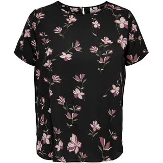 Only Carmakoma by Only Damen T-Shirt CARVICA Schwarz Magnolia 15218353 44