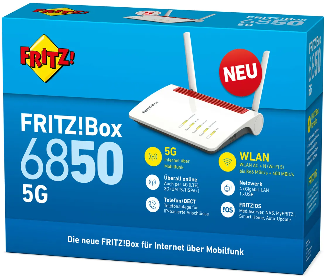 Bild von FRITZ!Box 6850 5G