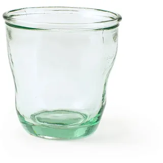 H&H Set 6 bicchieri Sac in vetro riciclato cl 25