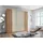 Drehtürenschrank Monaco 246,3 x 216 x 58 cm Beige/Braun