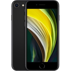 Apple iPhone SE (2nd Gen) (128 GB, Black, 4.70", SIM + eSIM, 12 Mpx, 4G), Smartphone, Schwarz