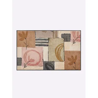 Fußmatte Gr. 7, rosa (natur, rosé), B:115cm H:7mm L:175cm, Polyamid, Teppiche, Fußmatte