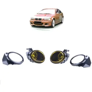 Nebelscheinwerfer Set für BMW E46 E39 M Paket Technik M3 M5 Klarglas Gelb+HB4