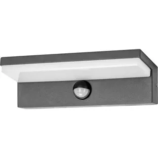 PACHIRA LED 9W, Wandleuchte, Gartenleuchte mit Bewegungsmelder, 500lm, IP54, 4000K, schwarz - Schwarz