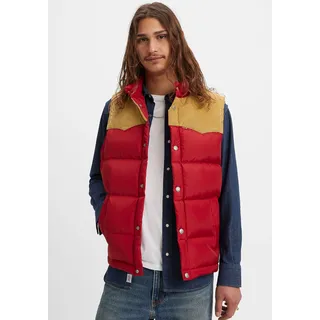 Levi's® Steppweste »WESTERN SUPER PUFFER VST«, rot