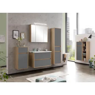 Schildmeyer »Mali, Breite 40 cm« Holzdekor mit fühlbarer Struktur, Grifflose Türöffnung,