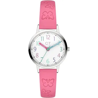 Cool Time The Cool Pink Butterfly 0 mm Metall Silber Kunstlederarmband Pink