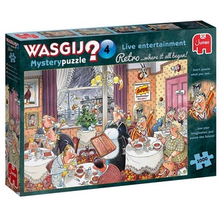 JUMBO Spiele Jumbo Wasgij Retro Mystery 4 Live-Unterhaltung! (19177)