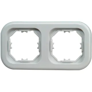 Kopp Abdeckrahmen 2-fach Donau Arktisweiß