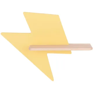 Kinderwandleuchte , Gelb , Holz, Metall, Holzwerkstoff , Eiche , 12x31x40 cm , RoHS, Europäischer Sicherheitsstandard , einfach zu transportieren , Lampen & Leuchten, Innenbeleuchtung, Kinderzimmerlampen, Kinderwandleuchten