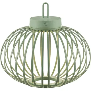 Just Light. LED-Akku-Pendelleuchte Akuba Grün 33 cm x Ø 36 cm