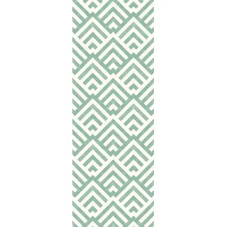 Vinyltapete QUEENCE "Elisabeth", blau (türkis), B:0,9m L:2,5m, Vinyl, Tapeten, Vinyltapete, 90x250cm, selbstklebend, kinderleichte Anbringung,, Sticker