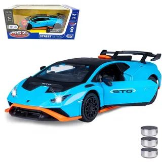 Jamara 402616 - Lamborghini Huracán STO Diecast blau 1:32