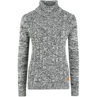 Rollkragenpullover OXMO "Rollkragenpullover OXPhilipa", Damen, Gr. XL, blau (insignia b), Obermaterial: 100% Baumwolle CO., Pullover Rollkragenpullover